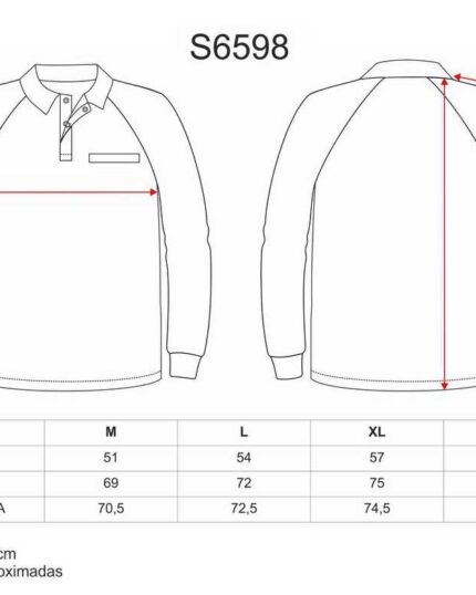 polo de trabajo modacrílico ignífugo y antiestático