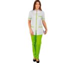 Casaca sanitaria y farmacia para mujer uniformes de farmacia modernos mujer