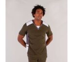 Casaca sanitaria hombre jaspeada 6178 Garys microfibra