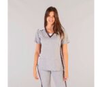 Casaca sanitaria mujer jaspeada 6624 Garys microfibra