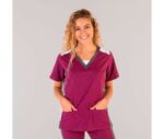 Casaca sanitaria mujer jaspeada 6624 Garys microfibra,