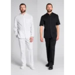 8514 8515 chaqueta barbero estetica