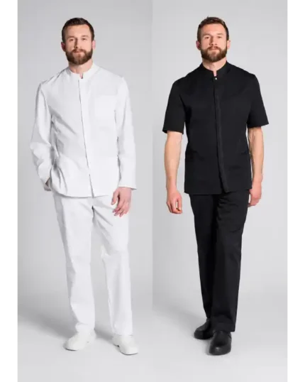 8514 8515 chaqueta barbero estetica
