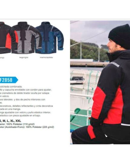 Chaqueta de trabajo WF2858 Workteam acolchada
