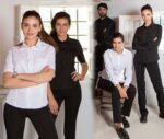 Camisas de trabajo baratas para mujer