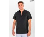 Casaca Sanitaria Unisex Cuello Mao Microfibra DYNEKE 8008 de microfibra