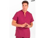 Casaca Sanitaria Unisex Cuello Mao Microfibra DYNEKE 8008 de microfibra
