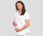 Casaca sanitaria premamá. Casaca uniformes embarazadas