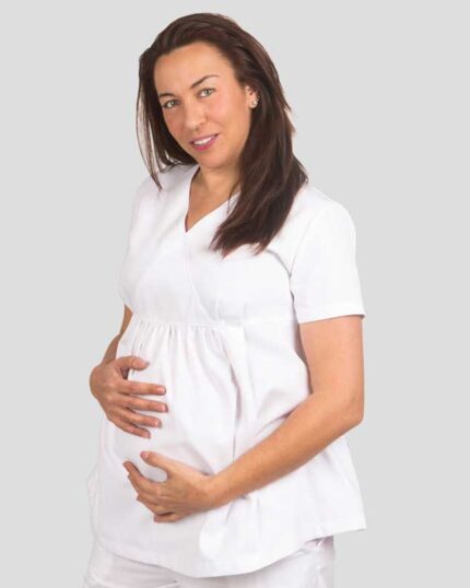 Casaca sanitaria premamá. Casaca uniformes embarazadas