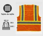 chaleco alta visibilidad reflectante Workteam