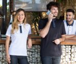 Polos de trabajo hombre y mujer poliéster