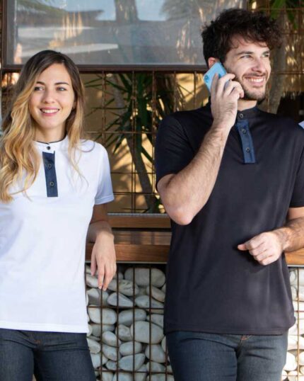 Polos de trabajo hombre y mujer poliéster