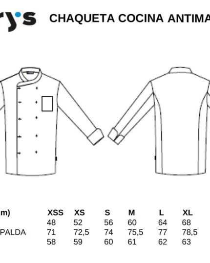 chaquetas cocina exclusivas