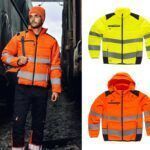 Chaqueta reflectante con capucha WorkShell