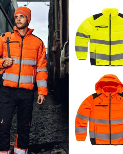 Chaqueta reflectante con capucha WorkShell