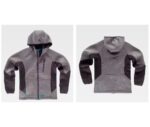 Sudadera industria casual WF2605 capucha Workteam Cuello alto con cierre de cremallera de nylon y cubrecosturas en el interior.