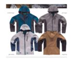 SUDADERA WF2605 COMBINADA. CON CAPUCHA. WORKTEAM