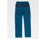 PANTALÓN DE TRABAJO COMBINADO MULTIBOLSILLOS WF2650. WORKTEAM