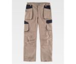 PANTALÓN DE TRABAJO COMBINADO MULTIBOLSILLOS WF2650. WORKTEAM