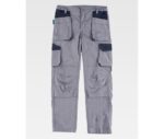 PANTALÓN DE TRABAJO COMBINADO MULTIBOLSILLOS WF2650. WORKTEAM