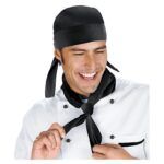 Pañuelo de cocinero negro