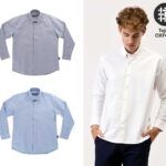 Camisa de trabajo manga larga con bolsillos WorkTeam