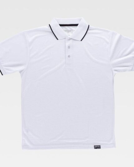 Polo de trabajo blanco modelo S6540 - Ropa laboral cómoda y profesional