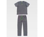Uniformes Sanitario Poliéster Casaca y Pantalón Tejido Elástico barato
