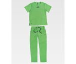 Uniformes Sanitario Poliéster Casaca y Pantalón Tejido Elástico barato