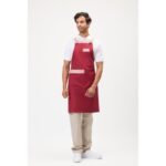 Delantal con peto WORKTEASM M754 de diseño