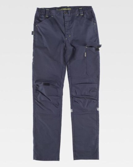 Pantalón WORKTEAM B4031 multibolsillos elástico