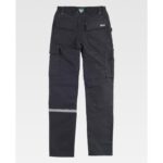 Pantalón WORKTEAM B4031 multibolsillos elástico