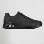 zapatillas para trabajar WORK RELAXED FIT: UNO SR - SUTAL SKECHERS HOMBRE SK200054EC 001 - NEGRO 101 - BLANCO