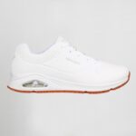 WORK RELAXED FIT: UNO SR - SUTAL SKECHERS HOMBRE SK200054EC 001 - NEGRO 101 - BLANCO