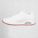 WORK RELAXED FIT: UNO SR - SUTAL SKECHERS HOMBRE SK200054EC 001 - NEGRO 101 - BLANCO