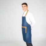 Delantal GARYS "Red Line" 1616 Denim