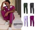 Pantalón uniforme microfibra elástica