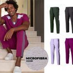 Pantalón uniforme microfibra elástica