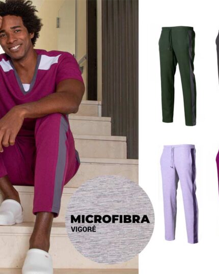 Pantalón uniforme microfibra elástica