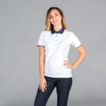 Polo combinado GARYS "Red Line" 8529 cuello pico