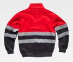 Sudadera reflectante alta visibilidad roja c9033