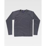 Camiseta de trabajo cómoda para hombre de tejido elástico