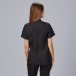Blusa mujer Maldivas antimanchas peluquería negra