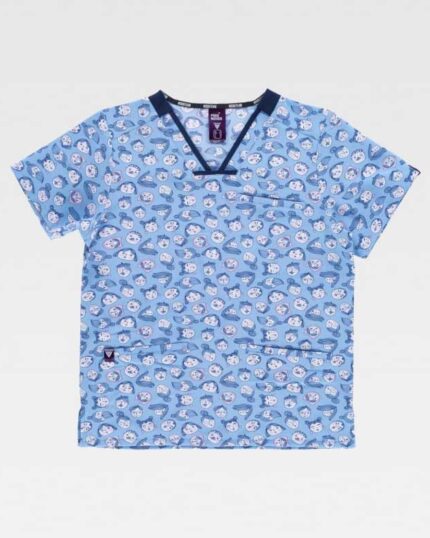 Casaca sanitaria unisex WORKTEAM B9853 estampada