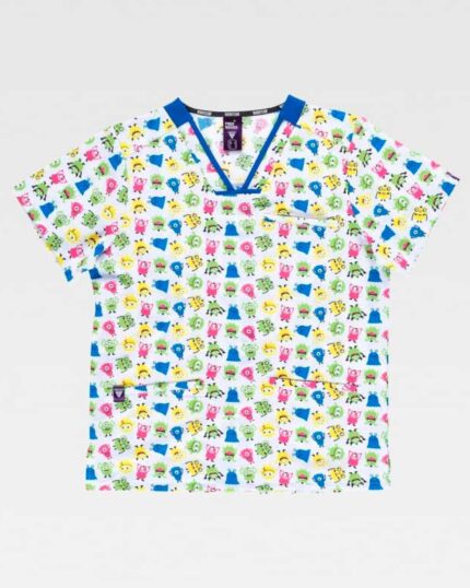 Casaca sanitaria unisex WORKTEAM B9855 estampada