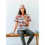 Casacas sanitarias originales unisex WORKTEAM B9857 estampada