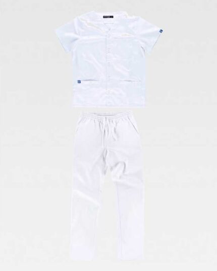 Pijama sanitario barato WORKTEAM B9166 abotonado