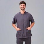 casaca hombre antimanchas barbero y peluquero