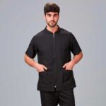 casaca hombre antimanchas barbero y peluquero