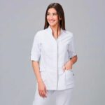 Chaqueta de Trabajo Mujer Microfibra Lavable 90 Grados Antibacterias Gary´s 6528
